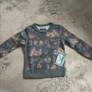NWT Hooey Kids Stallion Crew Pullover